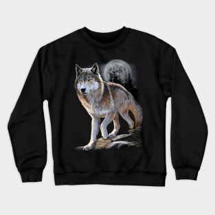 Hunting Alpha Wolf Crewneck Sweatshirt